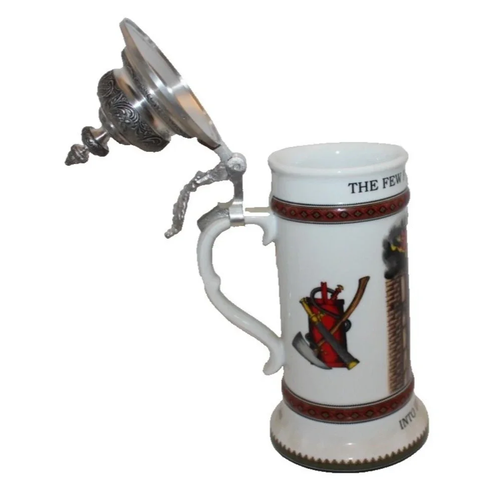 Vintage 2002 Schrobenhausen Germany Beer Stein Firefighter